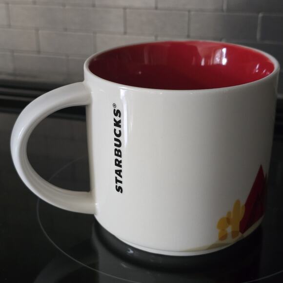 STARBUCKS Las Vegas Nevada 14oz Coffee Mug Cup You Are Here Series Red - Picture 4 of 11